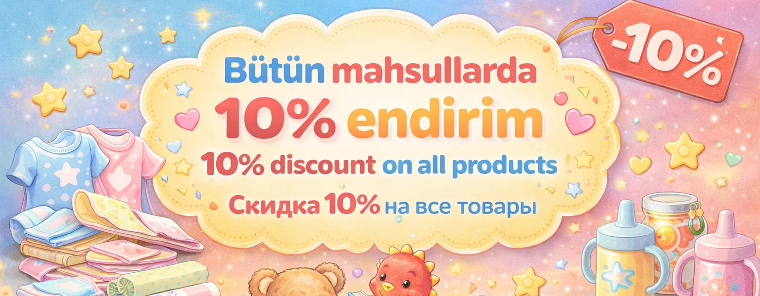 Bütün məhsullarda 10% endirim