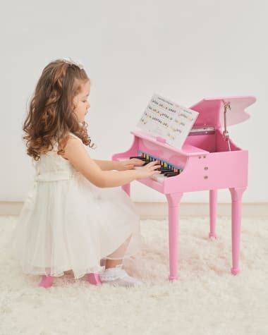 Uşaq üçün mini pianino (çəhrayı rəngli)